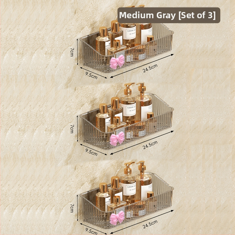 Plastikinis sieninis vonios laikiklis, 1 lygis, modelis -985