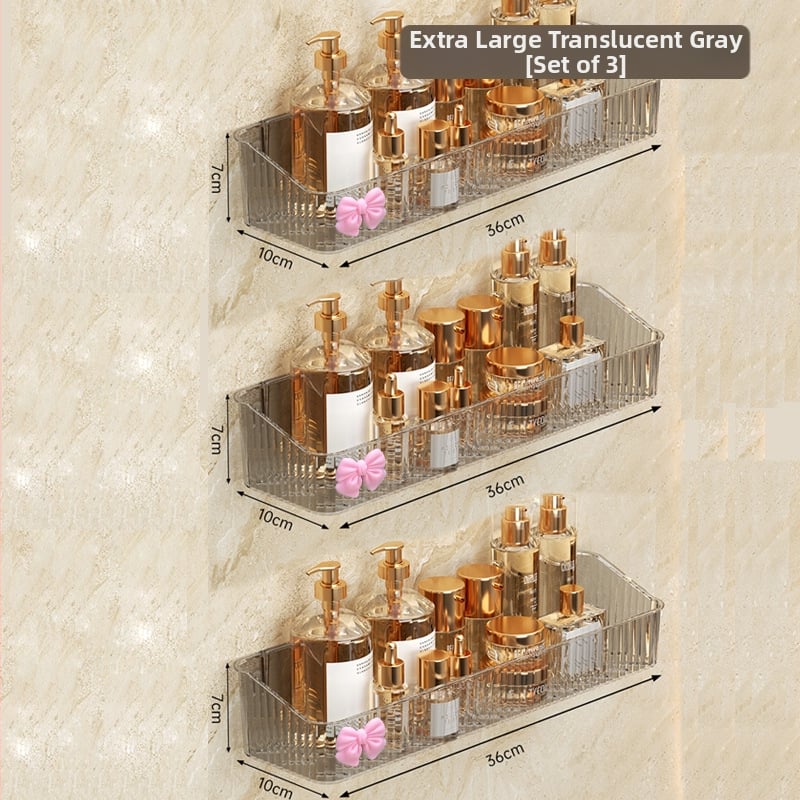 Plastikinis sieninis vonios laikiklis, 1 lygis, modelis -985