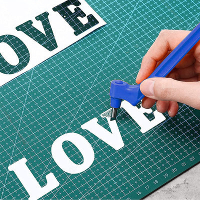 Ručný gravírovací rez na papier, 360° otáčajúci rez, trojhlavý univerzálny nô na papier, priemer rukoväte 8, Mr Drill