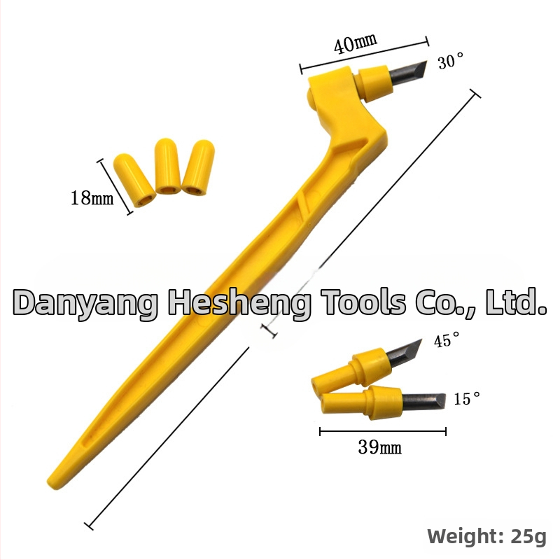 Ručný gravírovací rez na papier, 360° otáčajúci rez, trojhlavý univerzálny nô na papier, priemer rukoväte 8, Mr Drill