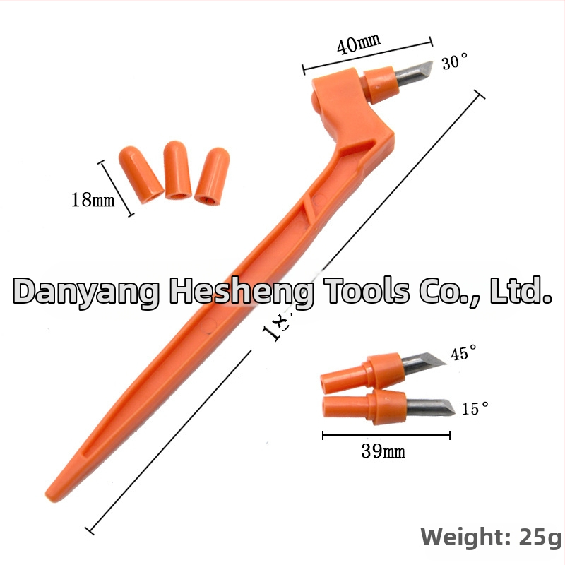 Ručný gravírovací rez na papier, 360° otáčajúci rez, trojhlavý univerzálny nô na papier, priemer rukoväte 8, Mr Drill