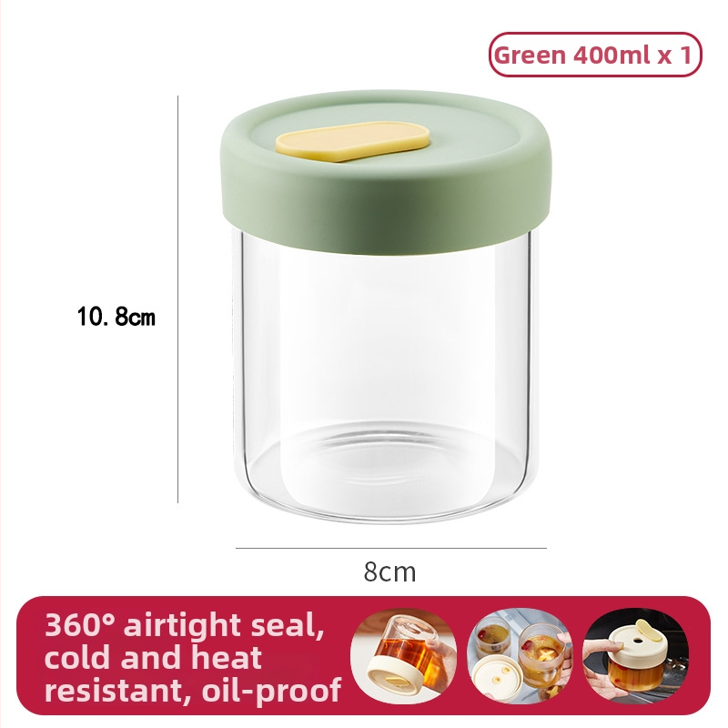 Aukštos borosilikatinio stiklo cilindrinė sriubos laikymo dėžutė su spaustu logotipu ir pritaikymu