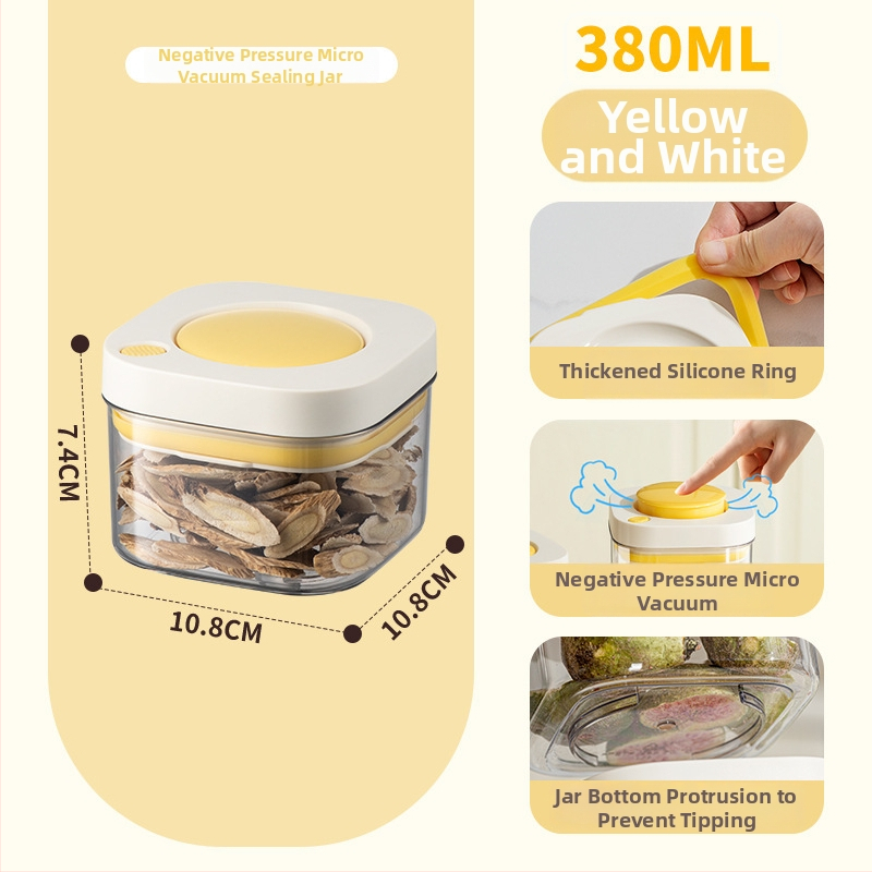 PET plastikoje pagamintas vakuuminis sandėliavimo indas, maisto kokybės, kvadratinė forma, 301–500 ml, skirtas kavos pupelėms ir grūdams