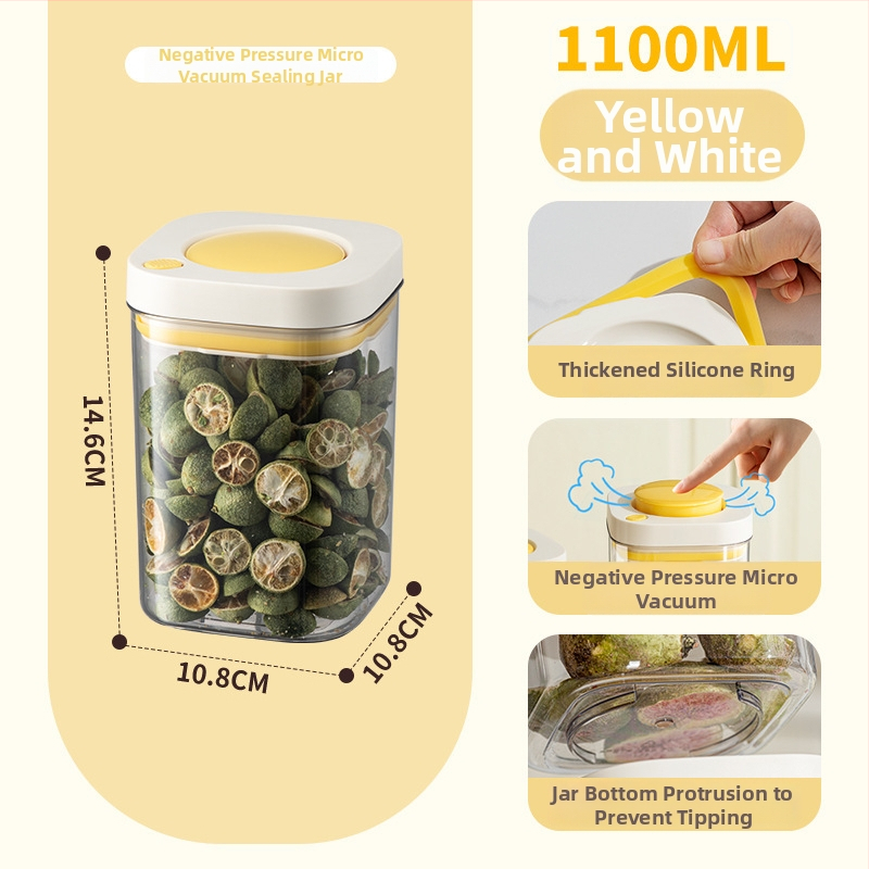 PET plastikoje pagamintas vakuuminis sandėliavimo indas, maisto kokybės, kvadratinė forma, 301–500 ml, skirtas kavos pupelėms ir grūdams