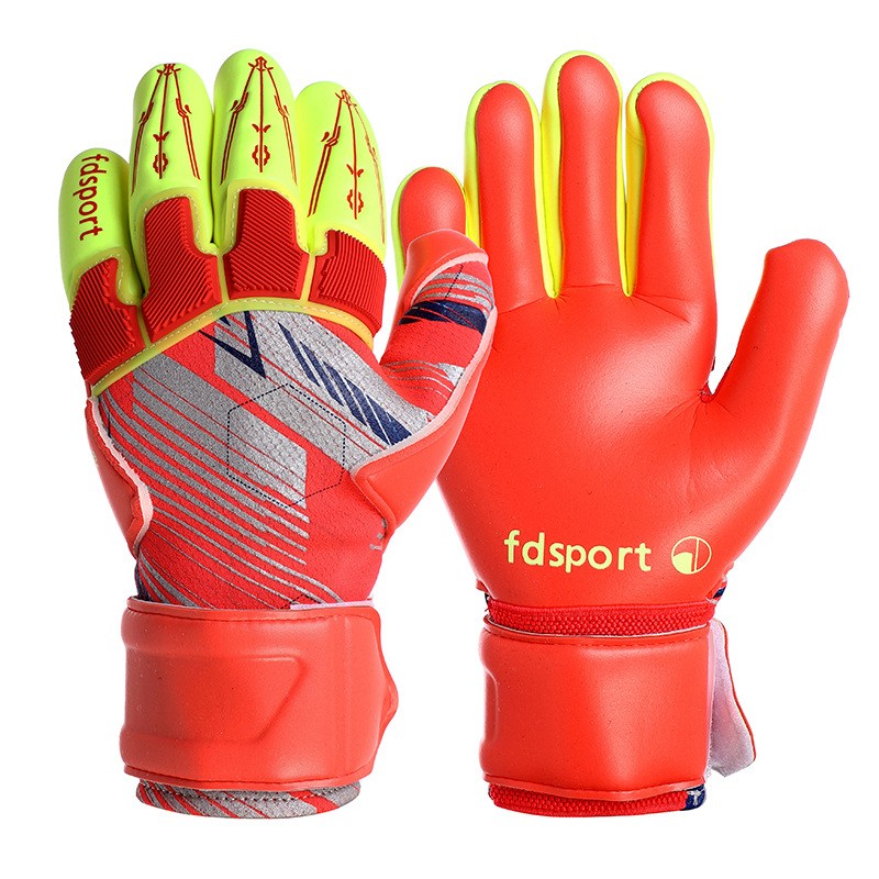 Flying Shield 8.0 väravavahi käekindad, ilma sõrmede kaitse, libisemiskindlad, kulumiskindlad, lame peopesa sisemise õmblusega, 4 mm lateks