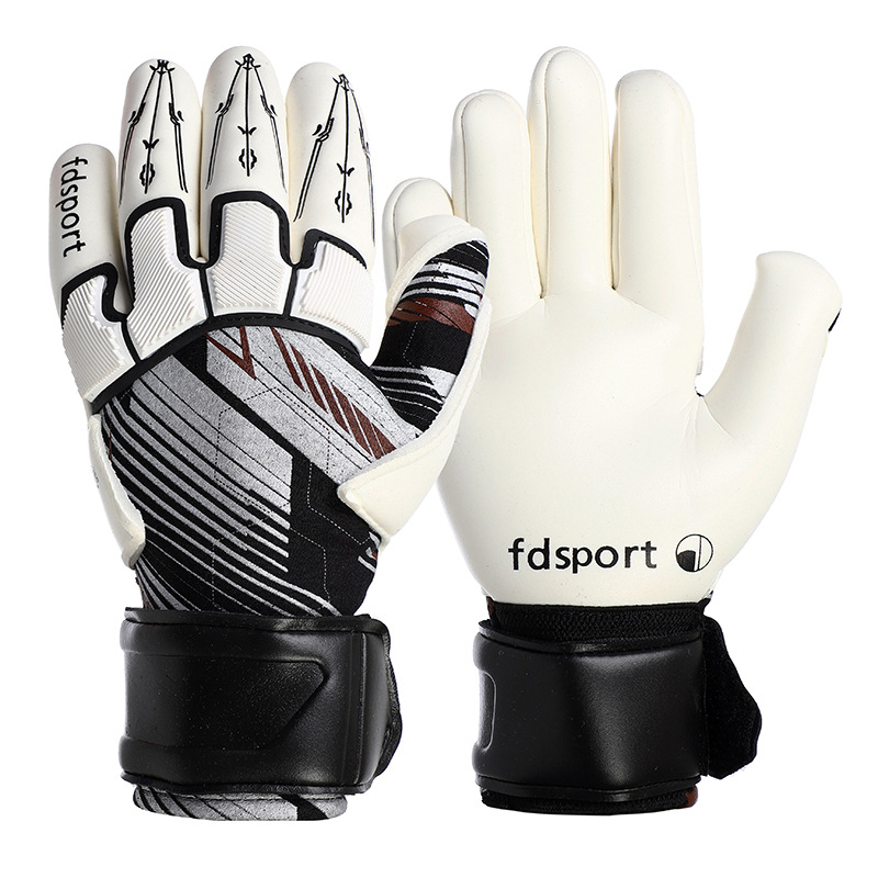 Flying Shield 8.0 väravavahi käekindad, ilma sõrmede kaitse, libisemiskindlad, kulumiskindlad, lame peopesa sisemise õmblusega, 4 mm lateks