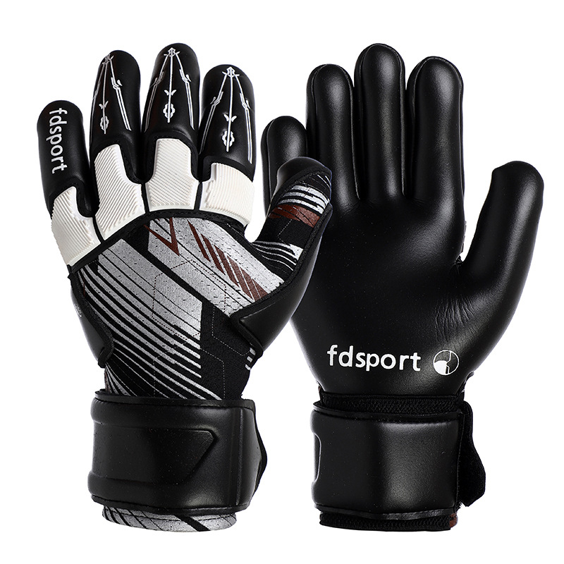 Flying Shield 8.0 väravavahi käekindad, ilma sõrmede kaitse, libisemiskindlad, kulumiskindlad, lame peopesa sisemise õmblusega, 4 mm lateks