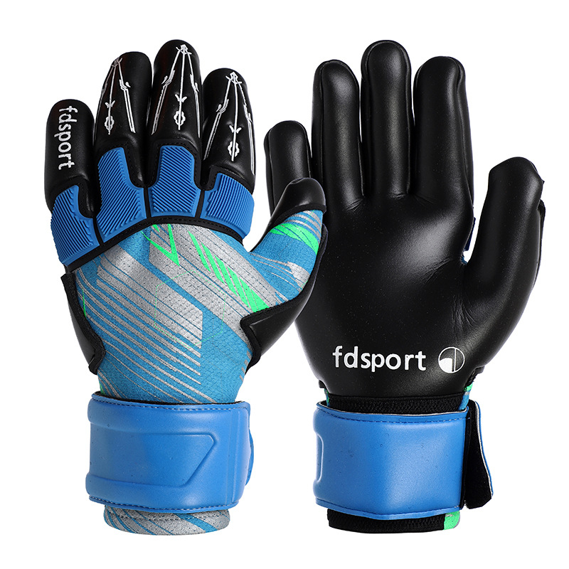 Flying Shield 8.0 väravavahi käekindad, ilma sõrmede kaitse, libisemiskindlad, kulumiskindlad, lame peopesa sisemise õmblusega, 4 mm lateks