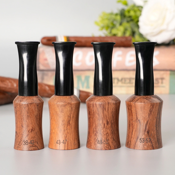 Мундштук за пура от розово дърво и абанос, персонализируем, с ръководство, прост стил