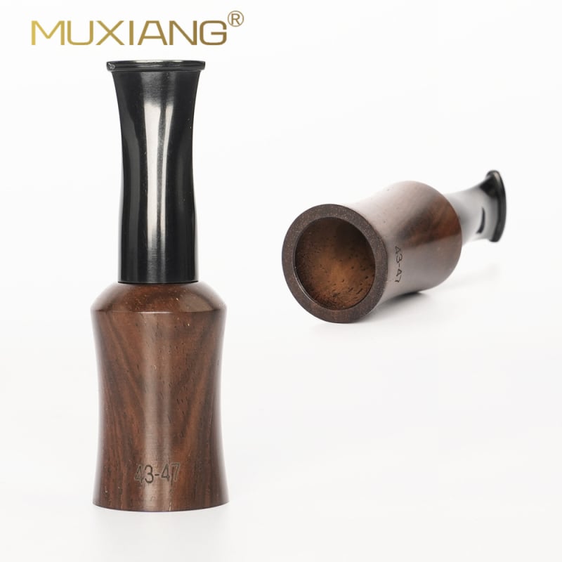 Мундштук за пура от розово дърво и абанос, персонализируем, с ръководство, прост стил