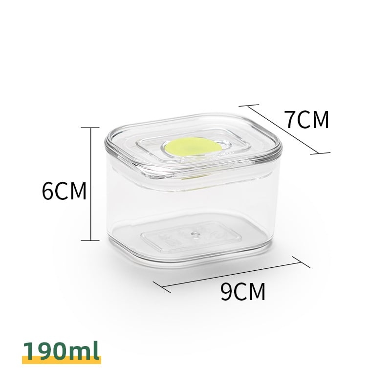 Кухненска кутия за съхранение в хладилник – пластмасова, запечатваща, за плодове, зеленчуци и зърнени храни