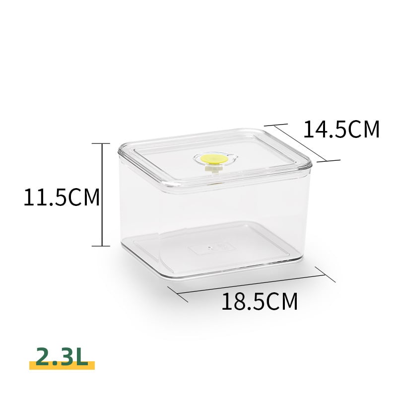 Кухненска кутия за съхранение в хладилник – пластмасова, запечатваща, за плодове, зеленчуци и зърнени храни