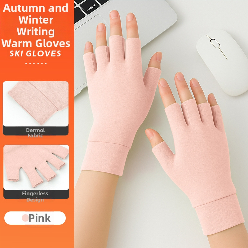 Flīsa velosipēdu cimdi, īsi pirksti, vidēja biezuma, unisex, sportam un braukšanai ar velosipēdu