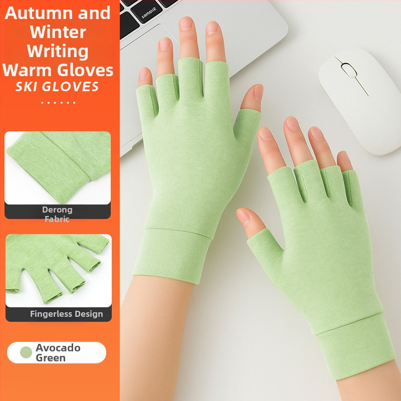 Flīsa velosipēdu cimdi, īsi pirksti, vidēja biezuma, unisex, sportam un braukšanai ar velosipēdu