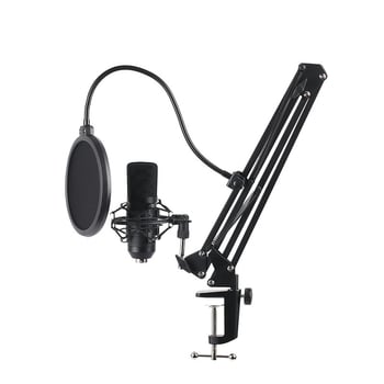 Microfon USB pentru calculator BM700/BM800 pentru live streaming și gaming, fără fir, pickup hiperkardioidal, 20Hz-20kHz, SNR ≥85dB, 1.5-5V