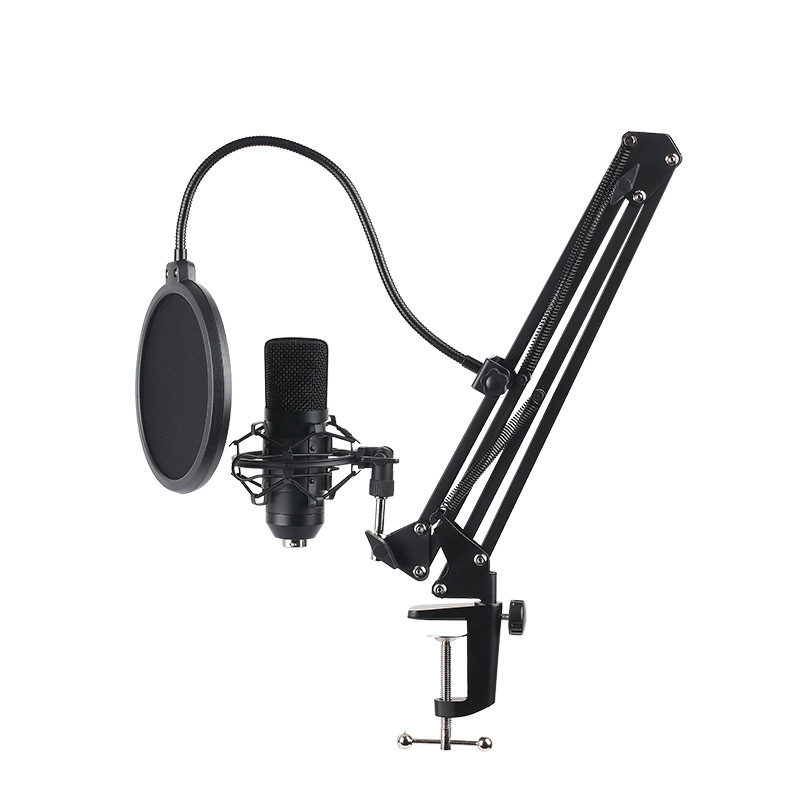 Microfon USB pentru calculator BM700/BM800 pentru live streaming și gaming, fără fir, pickup hiperkardioidal, 20Hz-20kHz, SNR ≥85dB, 1.5-5V