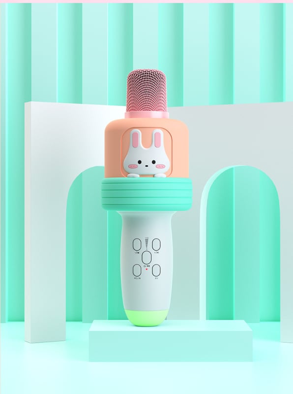 Karaoke mikrofon i zvučnik sve-u-jednom – Model K7, Bluetooth 5.3, ugrađena baterija, raspon frekvencija 20 Hz–20 kHz, SNR ≥75 dB