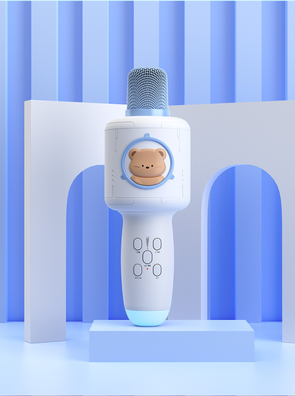 Karaoke mikrofon i zvučnik sve-u-jednom – Model K7, Bluetooth 5.3, ugrađena baterija, raspon frekvencija 20 Hz–20 kHz, SNR ≥75 dB