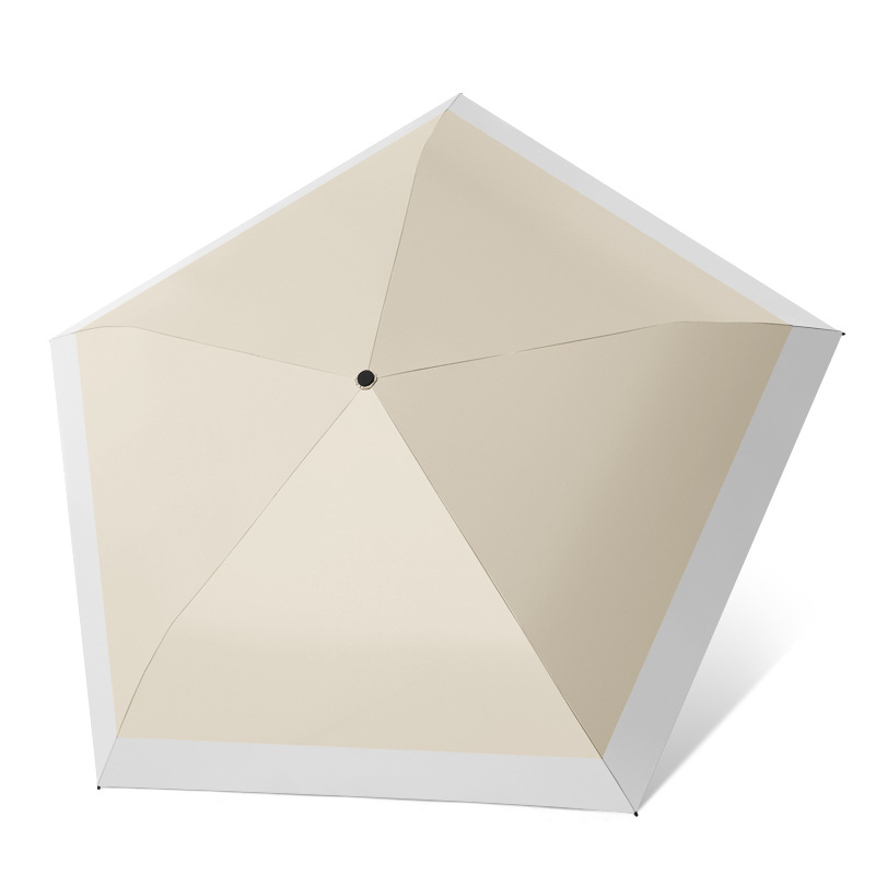 Labai lengvas saulės skėtis su 6 šereliais, aliuminio kotas, 210T poliesterio gaubtas, rankinis atidarymas uždarymas, UV apsauga UPF > 50