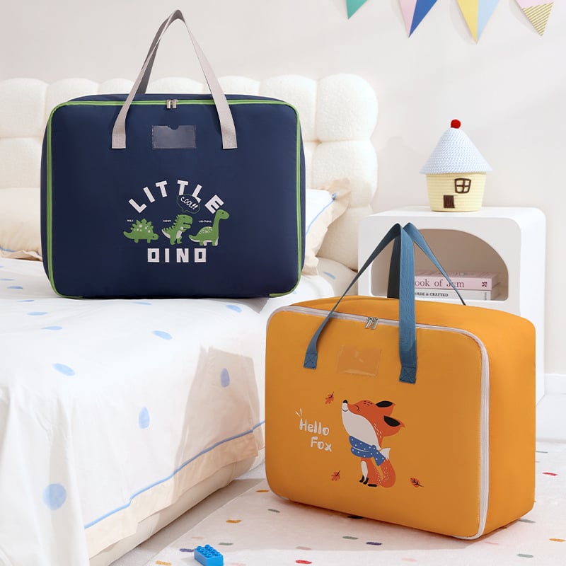 Guļammaisu uzglabāšanas soma bērnudārzam - Poliesteris, 56-75 L, Anime raksts, Mājas uzglabāšana