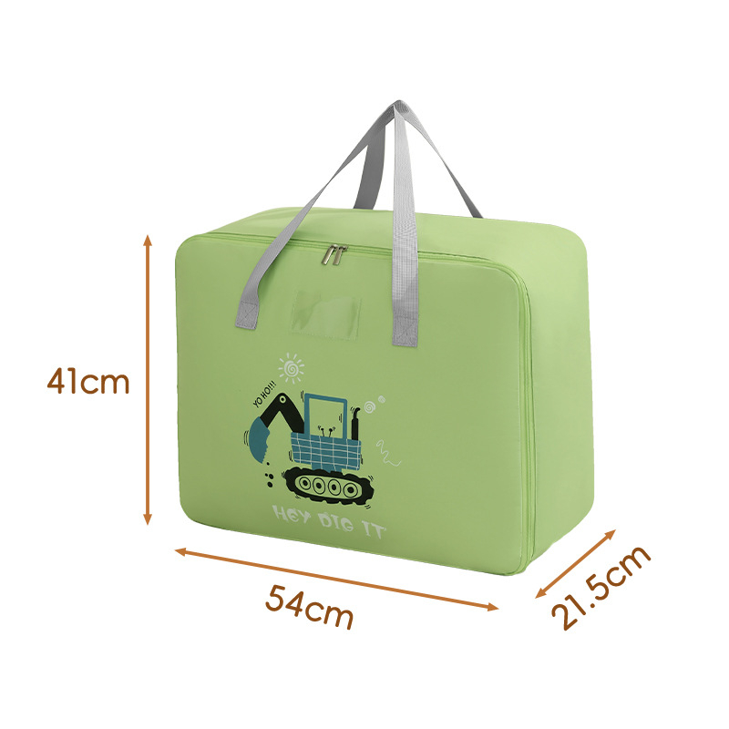 Guļammaisu uzglabāšanas soma bērnudārzam - Poliesteris, 56-75 L, Anime raksts, Mājas uzglabāšana