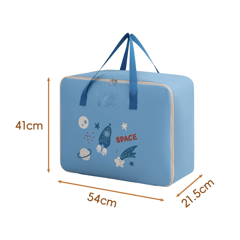 Guļammaisu uzglabāšanas soma bērnudārzam - Poliesteris, 56-75 L, Anime raksts, Mājas uzglabāšana