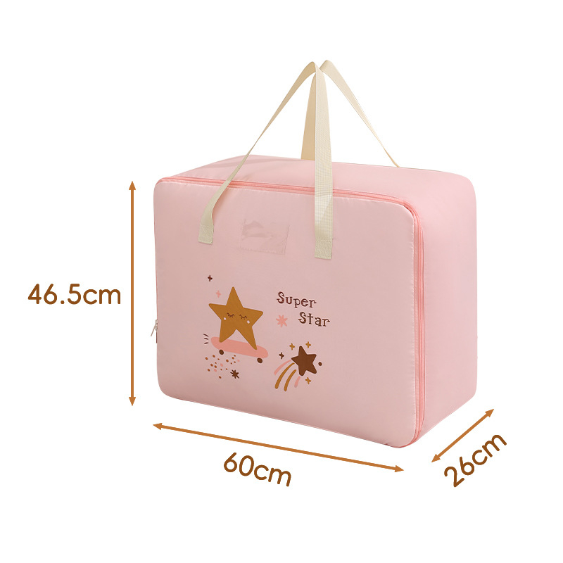 Guļammaisu uzglabāšanas soma bērnudārzam - Poliesteris, 56-75 L, Anime raksts, Mājas uzglabāšana