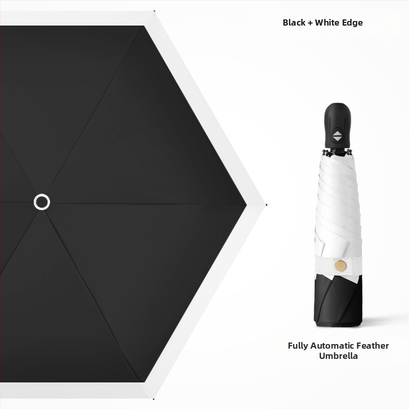 Ultra lengvas sulankstomas skėtis su automatinio atidarymo, pusautomatinio uždarymo, 6 rėmo dalių lydinio rėmas, plieninis kotas, 30D ultra plonas lipdytas audinys
