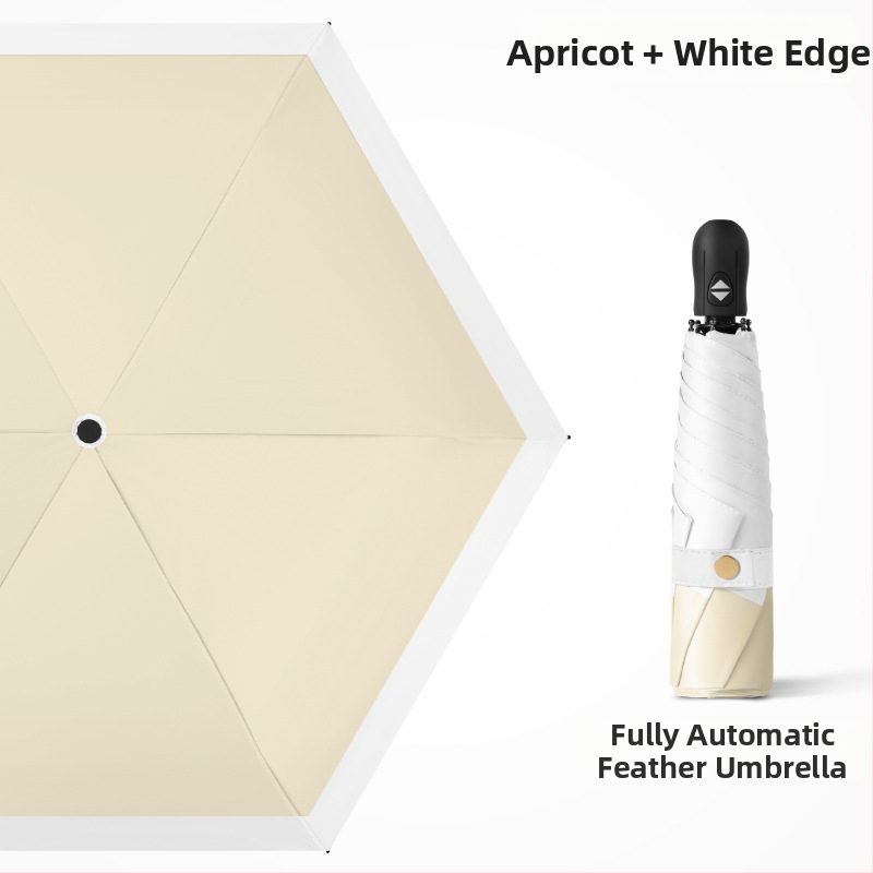 Ultra lengvas sulankstomas skėtis su automatinio atidarymo, pusautomatinio uždarymo, 6 rėmo dalių lydinio rėmas, plieninis kotas, 30D ultra plonas lipdytas audinys