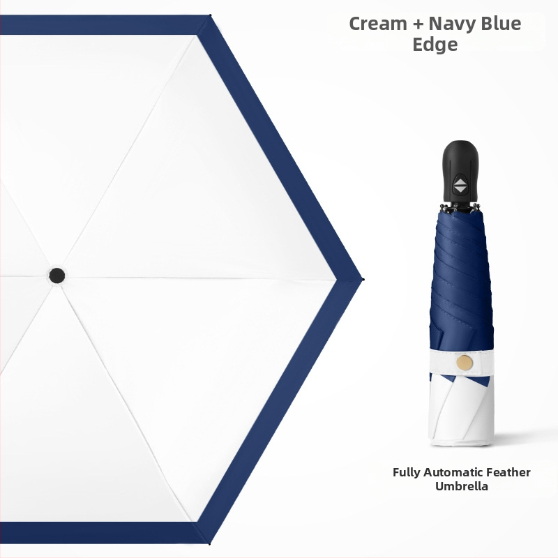 Ultra lengvas sulankstomas skėtis su automatinio atidarymo, pusautomatinio uždarymo, 6 rėmo dalių lydinio rėmas, plieninis kotas, 30D ultra plonas lipdytas audinys