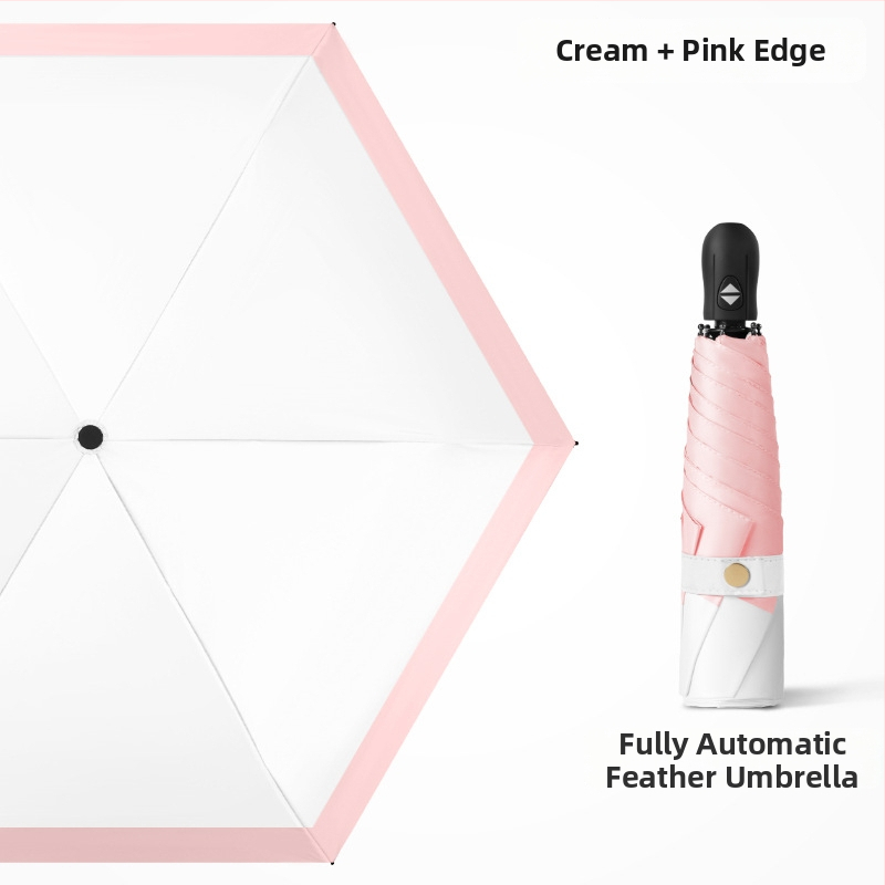 Ultra lengvas sulankstomas skėtis su automatinio atidarymo, pusautomatinio uždarymo, 6 rėmo dalių lydinio rėmas, plieninis kotas, 30D ultra plonas lipdytas audinys