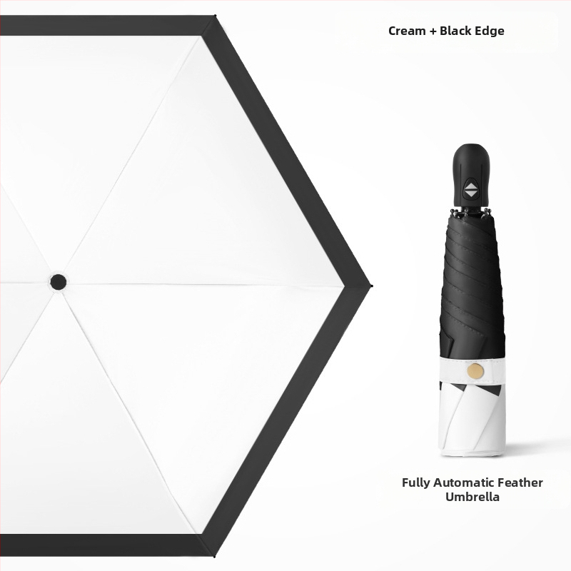 Ultra lengvas sulankstomas skėtis su automatinio atidarymo, pusautomatinio uždarymo, 6 rėmo dalių lydinio rėmas, plieninis kotas, 30D ultra plonas lipdytas audinys