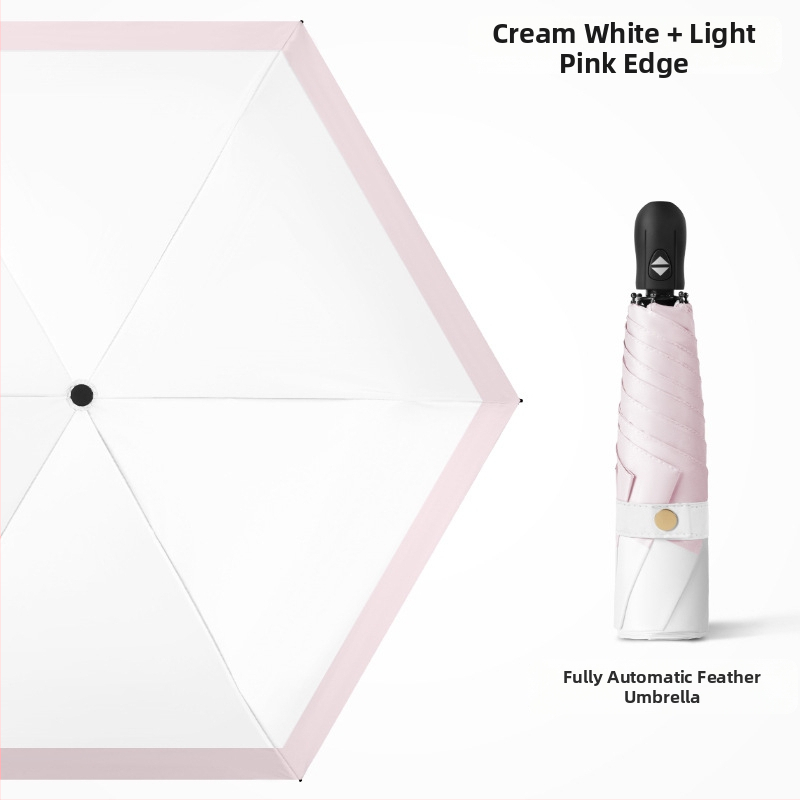 Ultra lengvas sulankstomas skėtis su automatinio atidarymo, pusautomatinio uždarymo, 6 rėmo dalių lydinio rėmas, plieninis kotas, 30D ultra plonas lipdytas audinys