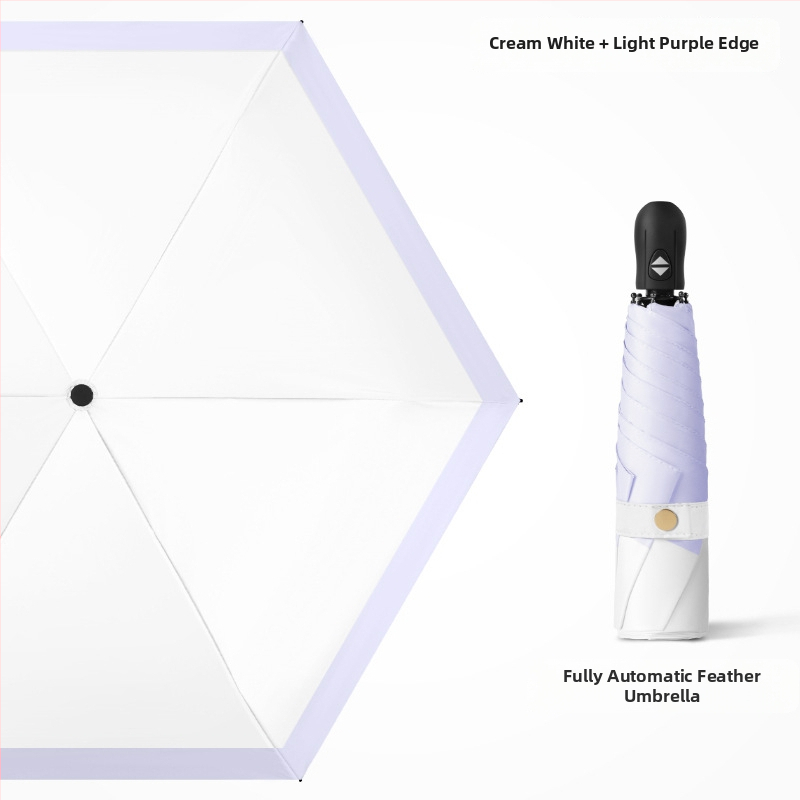 Ultra lengvas sulankstomas skėtis su automatinio atidarymo, pusautomatinio uždarymo, 6 rėmo dalių lydinio rėmas, plieninis kotas, 30D ultra plonas lipdytas audinys