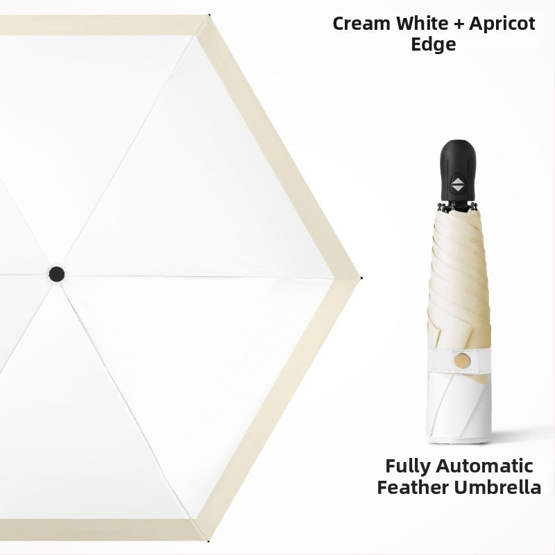 Ultra lengvas sulankstomas skėtis su automatinio atidarymo, pusautomatinio uždarymo, 6 rėmo dalių lydinio rėmas, plieninis kotas, 30D ultra plonas lipdytas audinys