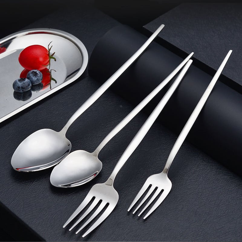 Linguri din oțel inoxidabil 304 – stil modern minimalist, finisaj oglindit, culoare solidă