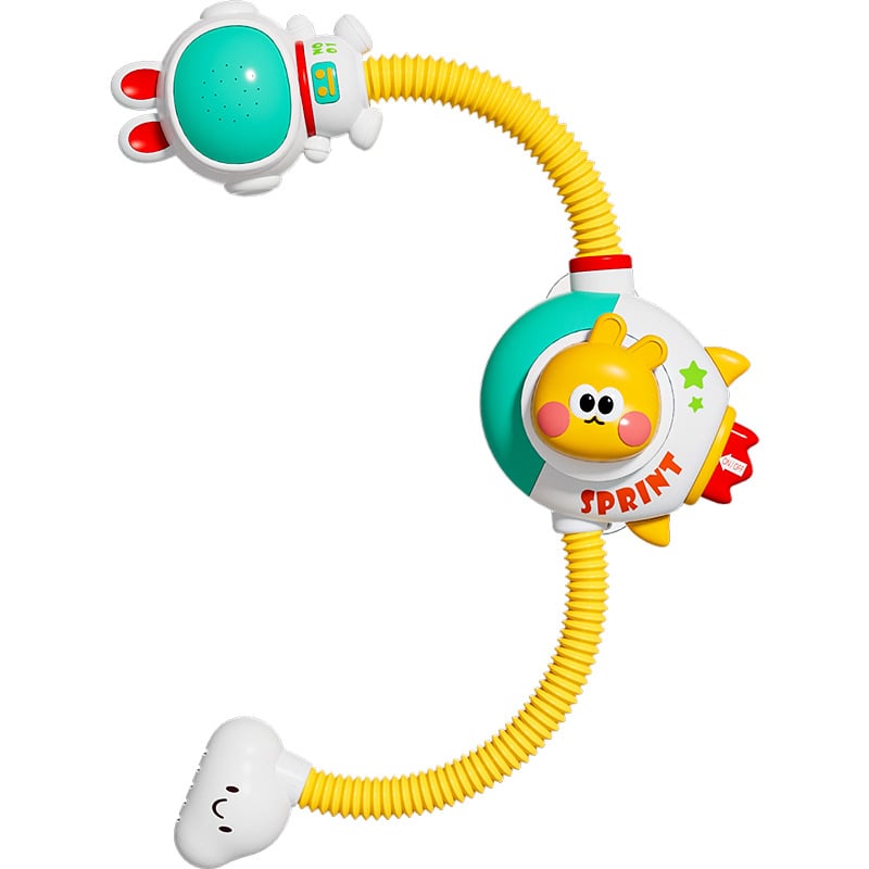 Elektrinė povandeninė žaislė voniai vaikams - plastmasė, vandens purškimo žaislas, amžius 4–6 metai