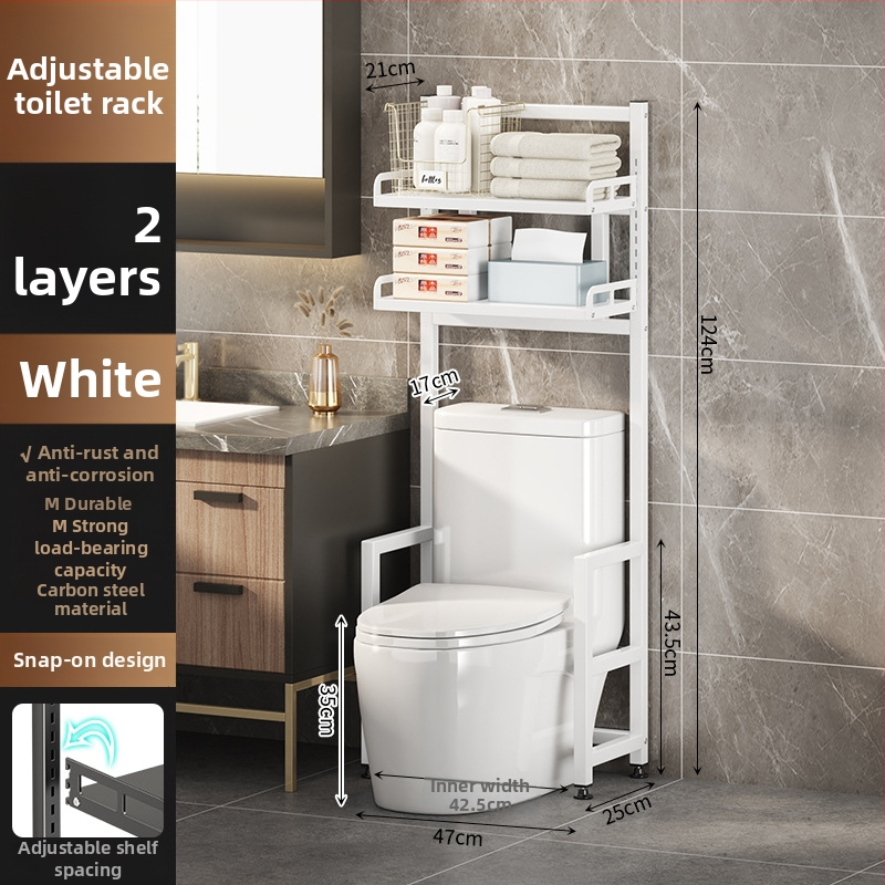 Longxia 0173-S012 3 aukštų grindų vonios kambario stovas tualetai ir skalbimo mašinai, apkrova 20 kg, paviršiaus dažai kepimo