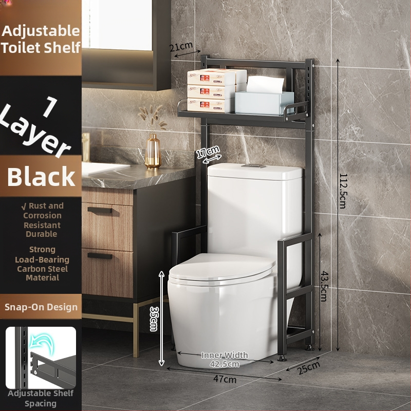 Longxia 0173-S012 3 aukštų grindų vonios kambario stovas tualetai ir skalbimo mašinai, apkrova 20 kg, paviršiaus dažai kepimo