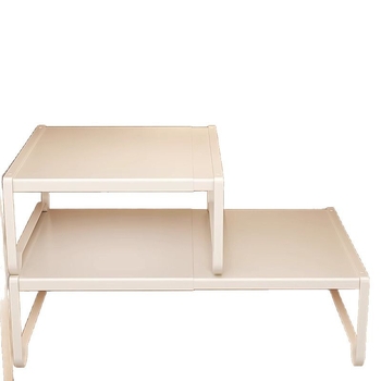 Raft de garderobă compartimentat pentru depozitare, din oțel-carbon, montaj fără găuri, stil modern minimalist, 1 nivel