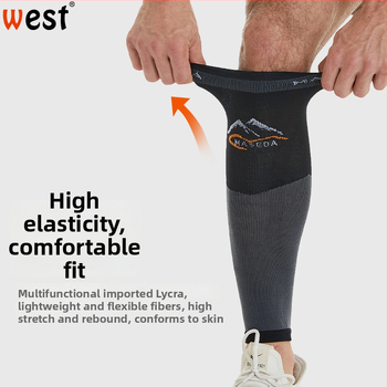 Maxda Protecții gambe compresive pentru alergare – Nylon; Adulți; 200 buc.