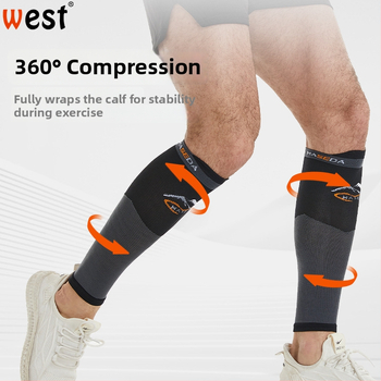 Maxda Protecții gambe compresive pentru alergare – Nylon; Adulți; 200 buc.