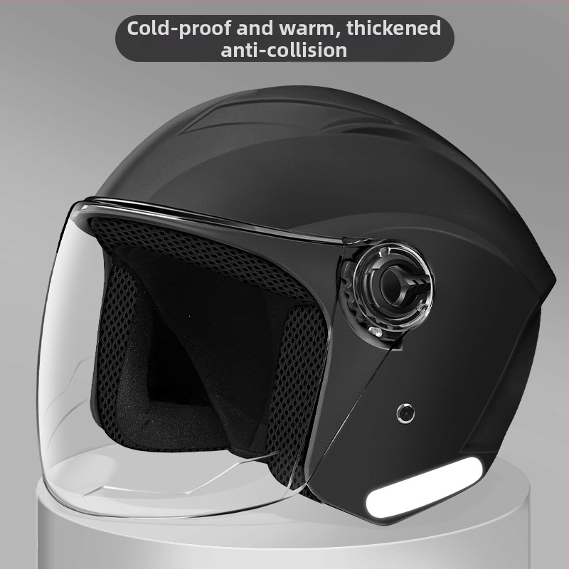 JDTK ABS pusgalvio šalmas elektriniam transportui GB811-2022B – suaugusiems, visus metų laikus, miesto vairavimui, atspari lietui