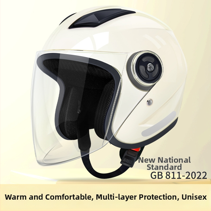 JDTK ABS pusgalvio šalmas elektriniam transportui GB811-2022B – suaugusiems, visus metų laikus, miesto vairavimui, atspari lietui