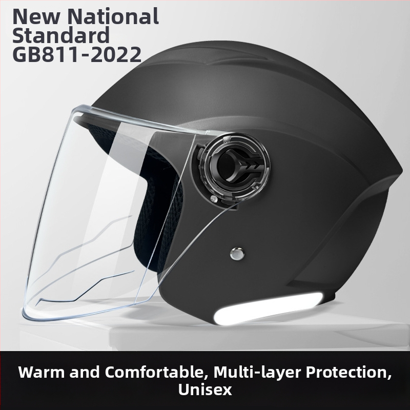 JDTK ABS pusgalvio šalmas elektriniam transportui GB811-2022B – suaugusiems, visus metų laikus, miesto vairavimui, atspari lietui