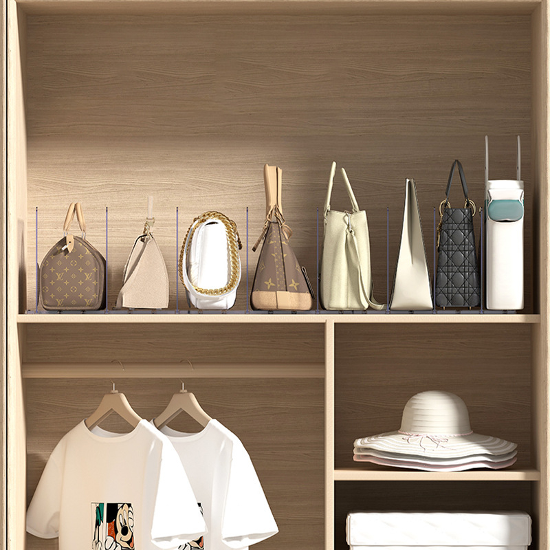 Пластмасов 5-етажен гардеробен органайзер, настолен монтаж