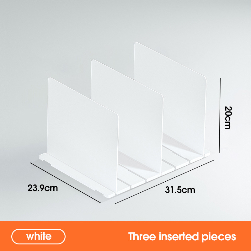 Пластмасов 5-етажен гардеробен органайзер, настолен монтаж