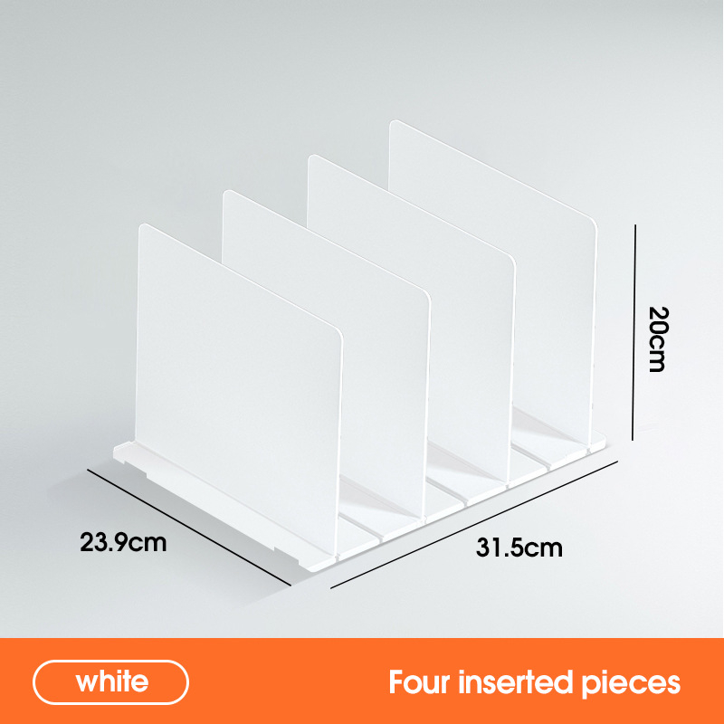 Пластмасов 5-етажен гардеробен органайзер, настолен монтаж