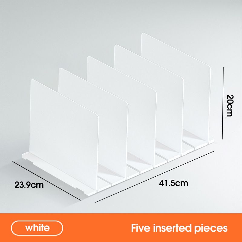 Пластмасов 5-етажен гардеробен органайзер, настолен монтаж