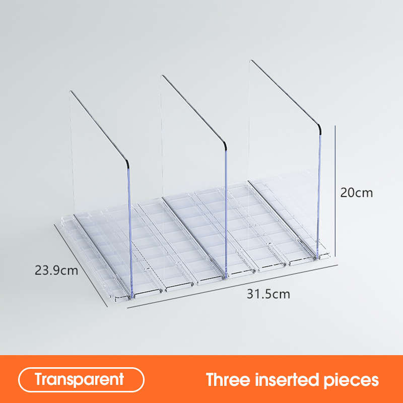 Пластмасов 5-етажен гардеробен органайзер, настолен монтаж